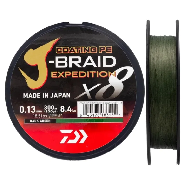 Daiwa J-Braid Expedition 150m - Green