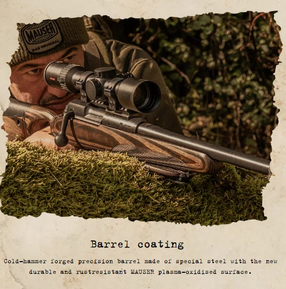 Mauser 25 Max .6,5x55. 51cm - Laminated Stock with Adjustable Comb, 17mm Contour, 51cm, M15x1 – bilde 16