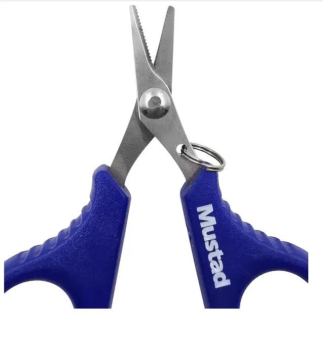 Mustad SERRATED BRAID SCISSORS 3.5"