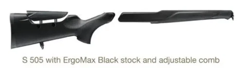 Sauer 505 Ergomax Black Polymer Stock with adj. cheek piece 17mm