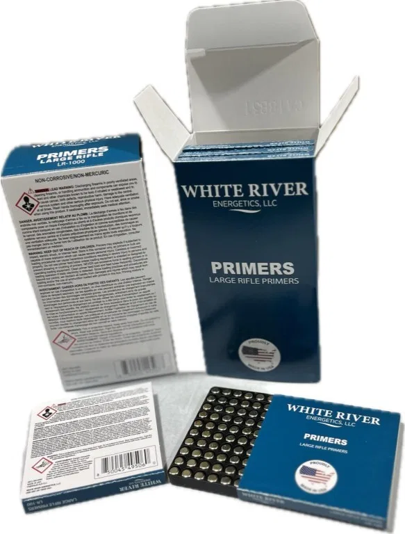 White River Tennhetter WRE Large Rifle Magnum (100stk)