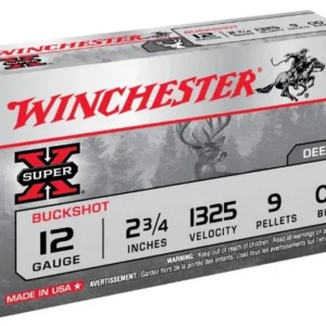Winchester 12/70 Super-X BUCKSHOT – 9 pellets (5pk)