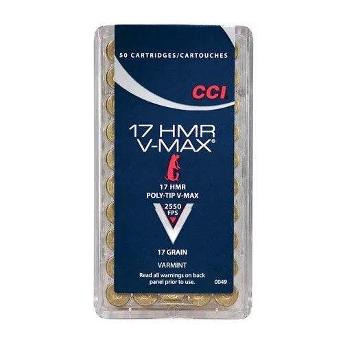 CCI 17 HMR 17GR V-MAX (50 PK.)