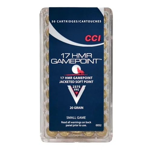 CCI 17 HMR GAMEPOINT 20 GR. SP (50 PK.)