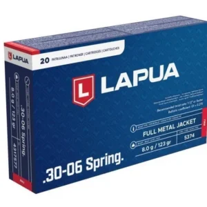 Lapua 30-06 8,0g / 123grs FMJ TRAINER - 20 i hver eske