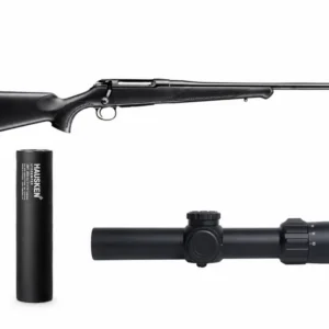 Sauer 100 Classic XT i 308 m/Rørsikte Myths Black Edition 1–8x24 FT LPVO